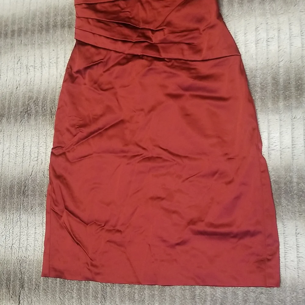 Wine Cocktail Dress - Picture 3 of 6